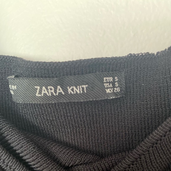 Zara Knit Long Sleeve Dress - Picture 6 of 7